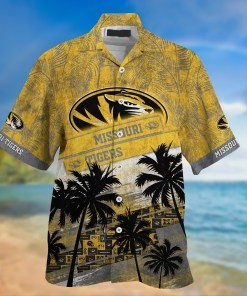 Missouri Tigers NCAA Palm Tree Pattern Hawaii Shirt For Sports Fans