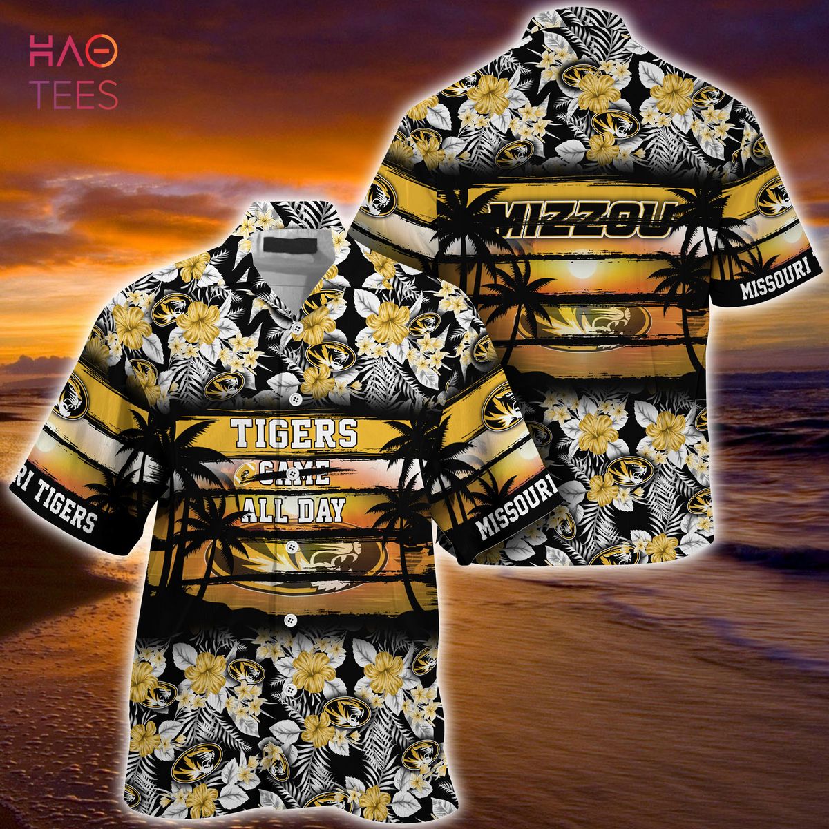 Missouri Tigers Summer Hawaiian Shirt, Floral Pattern for Sports Enthusiast This Year