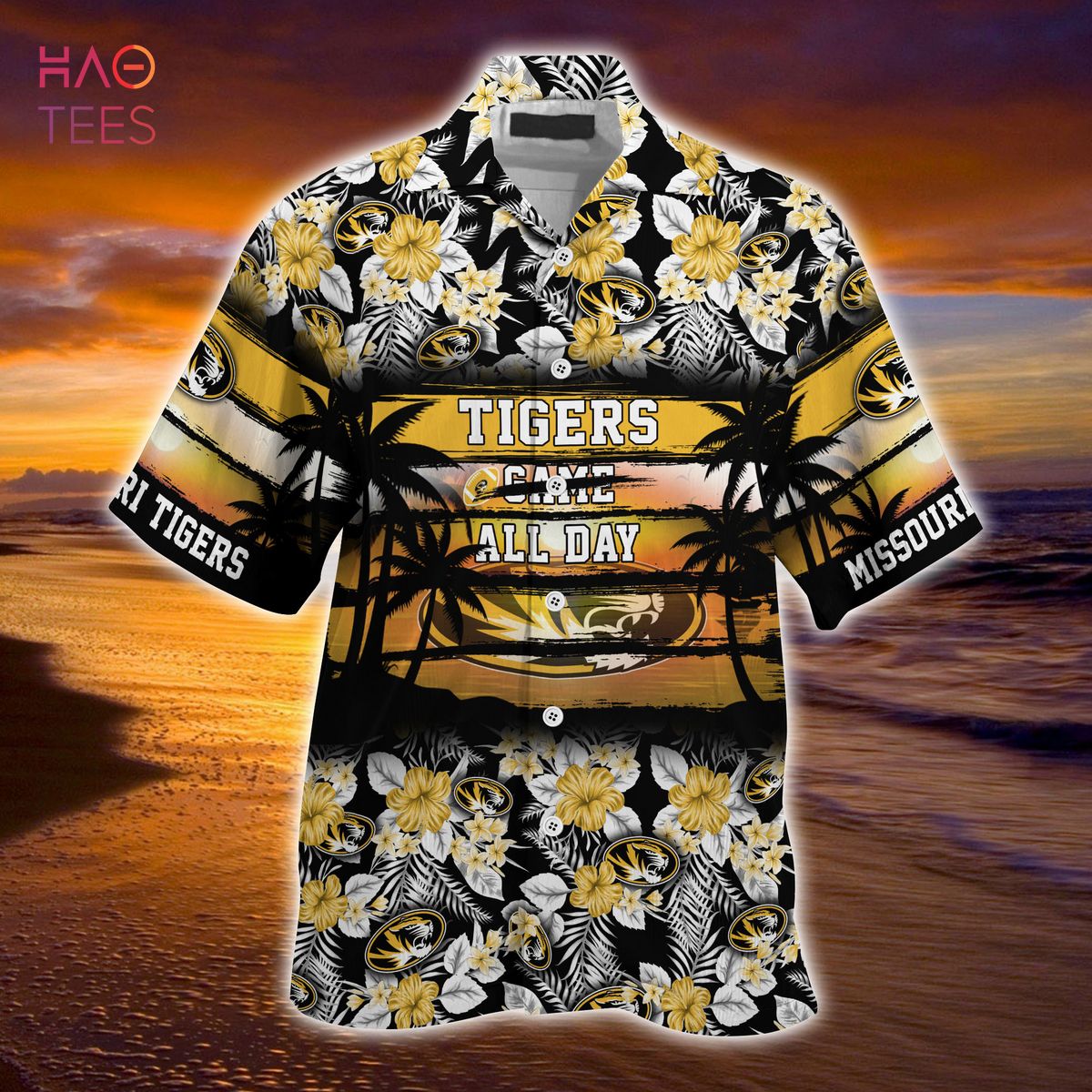 Missouri Tigers Summer Hawaiian Shirt, Floral Pattern for Sports Enthusiast This Year