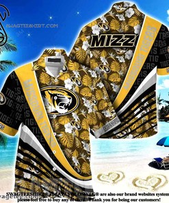 Missouri Tigers With Tropical Flower Pattern Summer Beach Hawaiian Shirt