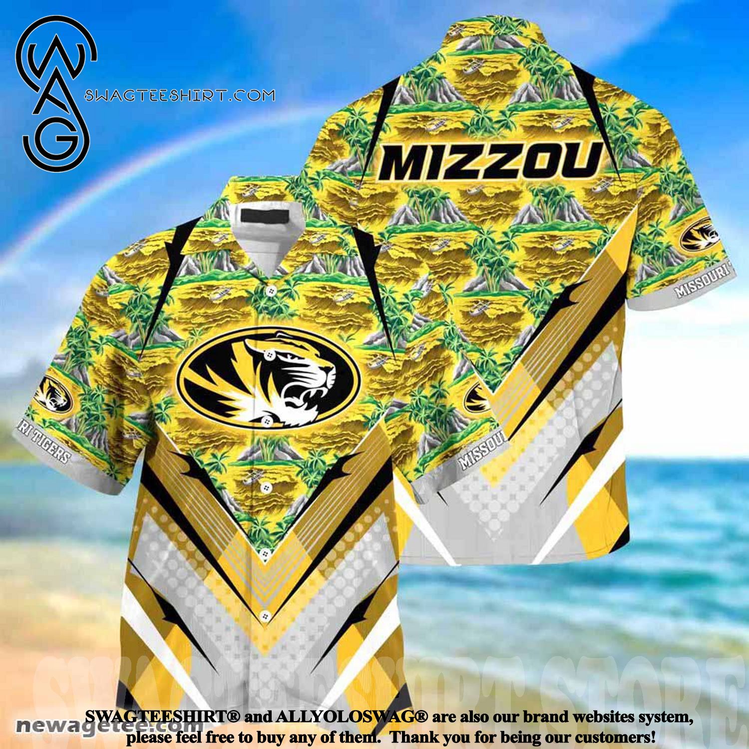 Missouri Tigers for Sports Fans This Season Summer Beach Hawaiian Shirt