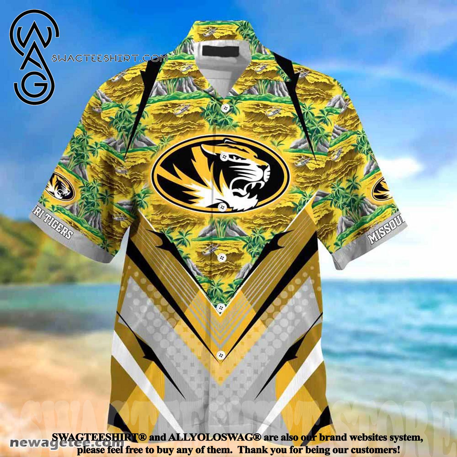 Missouri Tigers for Sports Fans This Season Summer Beach Hawaiian Shirt