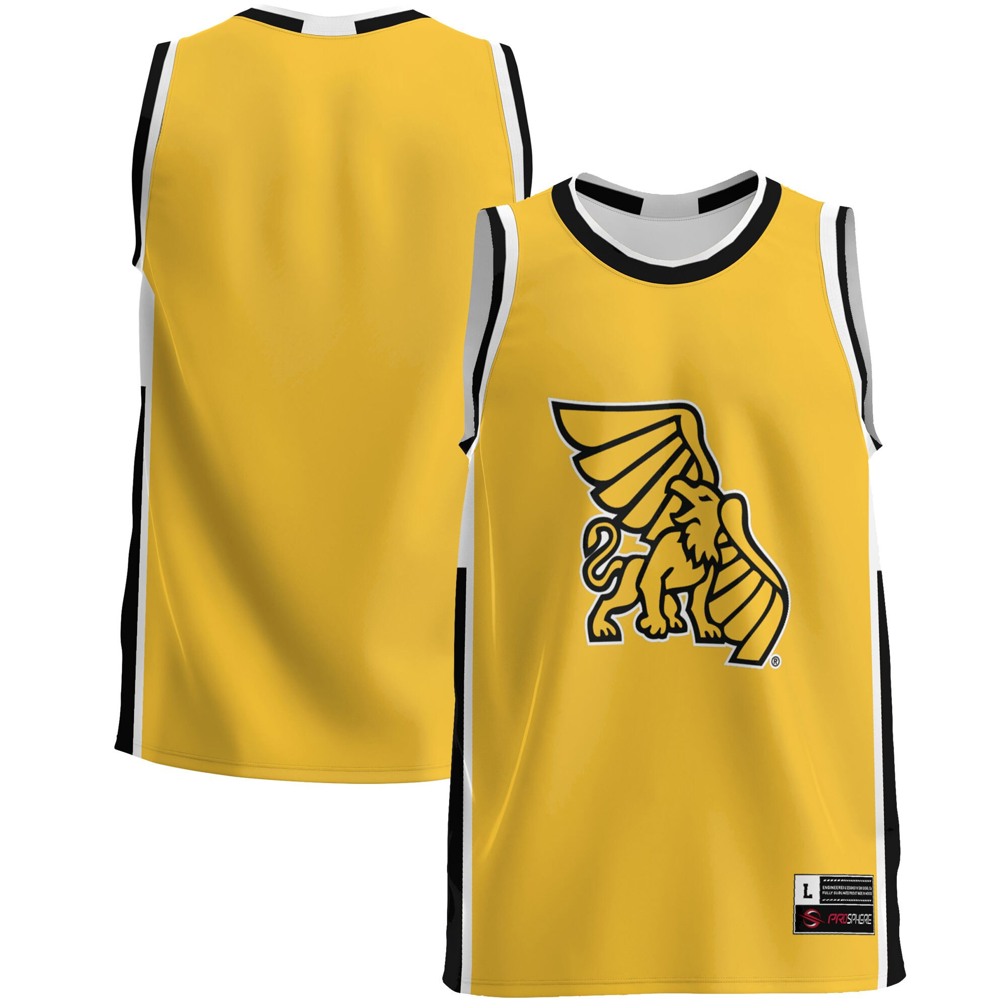 Missouri Western State Griffons Basketball Jersey - Gold Ncaa