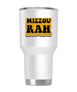 Missouri White Retro Tumbler - Missouri White Retro Tumbler - Classic Design for Fans