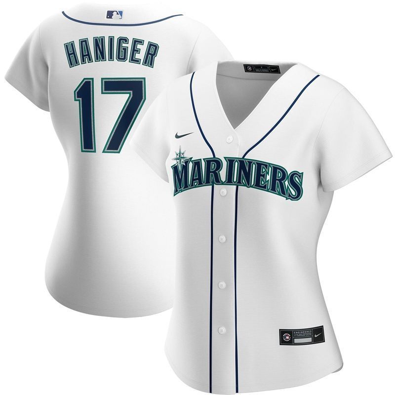 Mitch Haniger #17 Seattle Marines 2020 Mlb White Womens Jersey