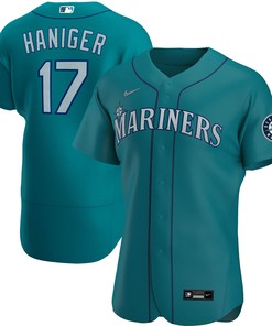 Mitch Haniger Seattle Mariners Alternate Authentic Player Jersey - Aqua Mlb