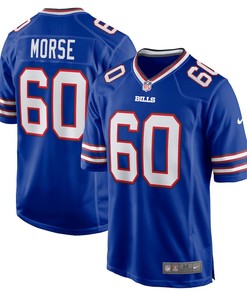 Mitch Morse 60 Buffalo Bills Game Player Jersey - Royal