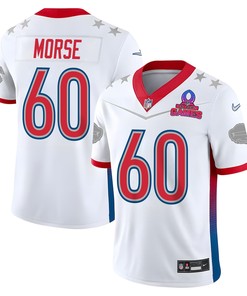 Mitch Morse 60 Buffalo Bills Pro Bowl 2023 Patch Men Jersey - White