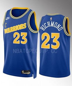 Mitch Richmond 23 Golden State Warriors Blue Men Jersey 2022-23 Classic Edition Swingman