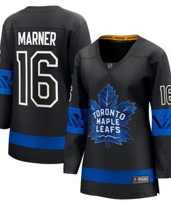 Mitchell Marner Toronto Maple Leafs Fanatics Branded Womens Alternate Premier Breakaway Reversible Player Jersey - Black Nhl