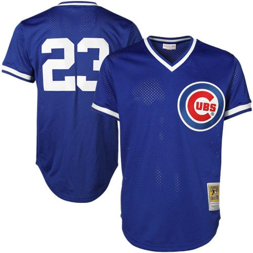 Mitchell & Ness Ryne Sandberg Chicago Cubs Cooperstown Authentic Collection Throwback Replica Jersey - Royal Blue Mlb