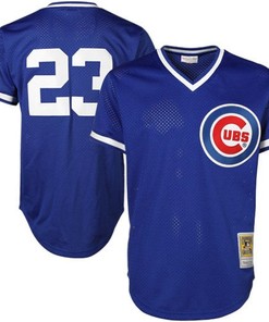 Mitchell & Ness Ryne Sandberg Chicago Cubs Cooperstown Authentic Collection Throwback Replica Jersey - Royal Blue Mlb