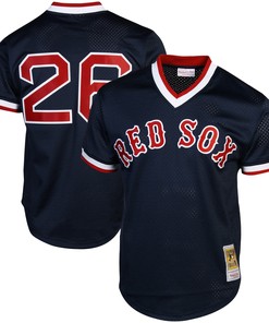 Mitchell & Ness Wade Boggs Boston Red Sox 1992 Authentic Cooperstown Collection Batting Practice Jersey - Navy Blue Mlb