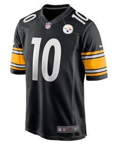 Mitchell Trubisky 10 Pittsburgh Steelers Game Jersey - Black