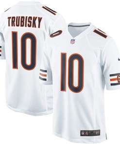 Mitchell Trubisky Chicago Bears Nike Event Game Jersey - White