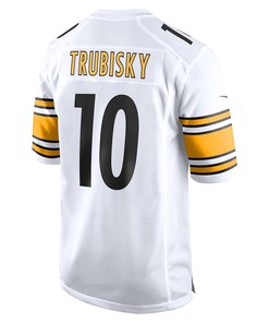 Mitchell Trubisky Pittsburgh Steelers Game Player Jersey - White