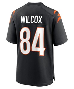 Mitchell Wilcox 84 Cincinnati Bengals Player Game Jersey - Black