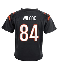 Mitchell Wilcox 84 Cincinnati Bengals Super Bowl LVII Champions Youth Game Jersey - Black
