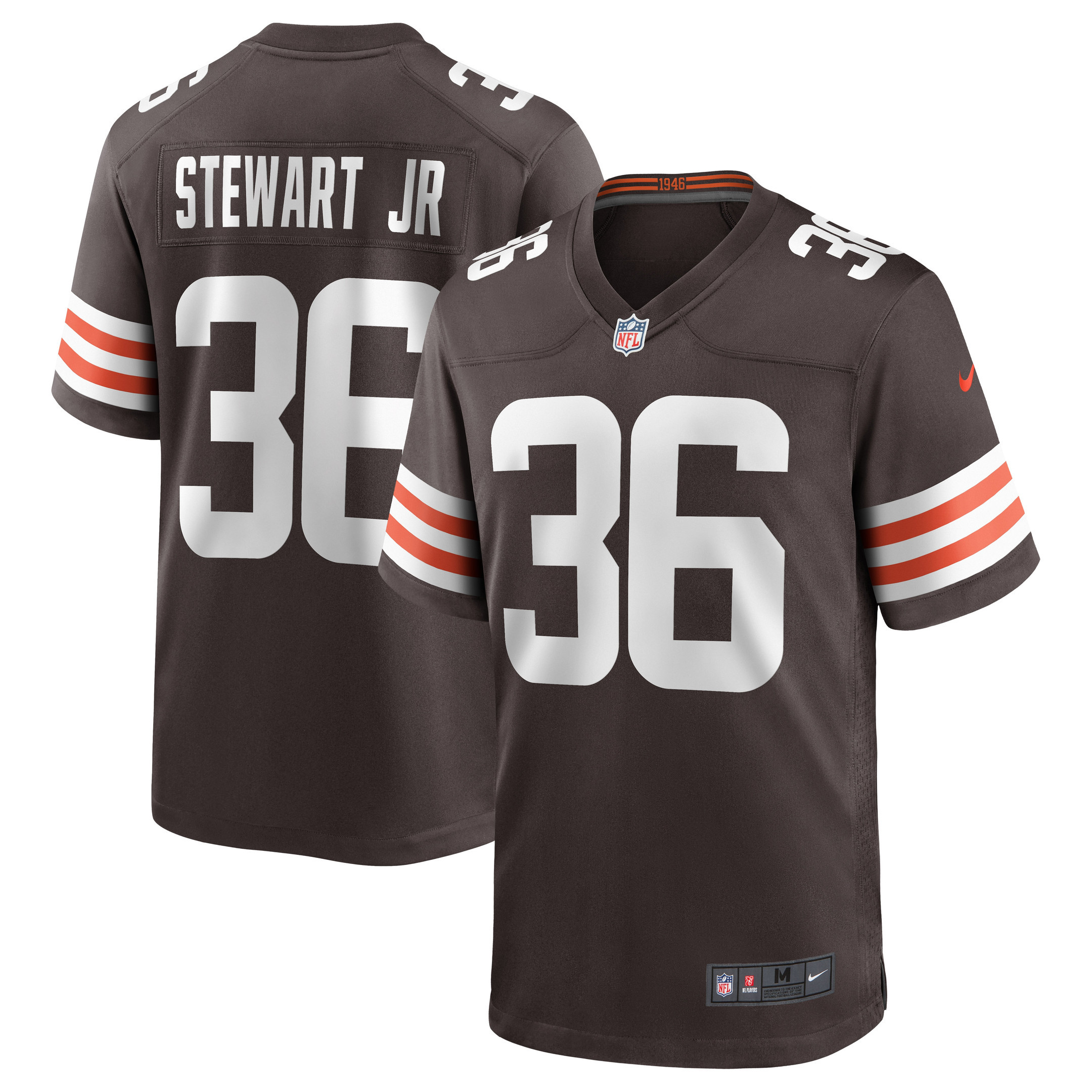 M.j. Stewart Jr. Cleveland Browns Game Jersey - Brown Nfl