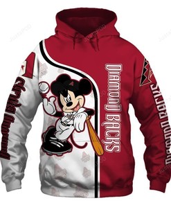 Mlb Arizona Diamondbacks 3D Hoodie Zip Hoodie Style 02