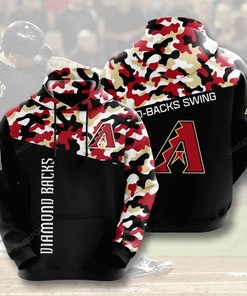 Mlb Arizona Diamondbacks 3D Hoodie Zip Hoodie Style 03