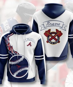 Mlb Atlanta Braves 3D Hoodie Zip Hoodie Style 01