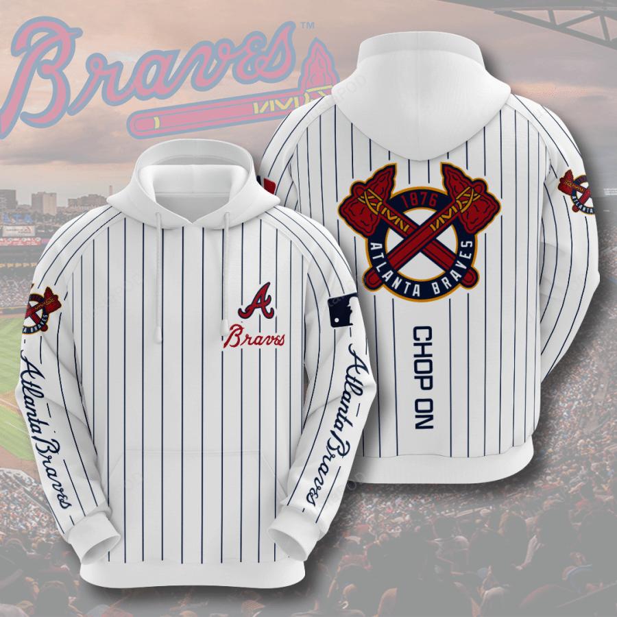 Mlb Atlanta Braves 3D Hoodie Zip Hoodie Style 02