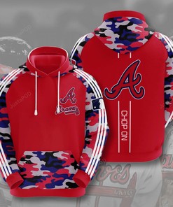 Mlb Atlanta Braves 3D Hoodie Zip Hoodie Style 03