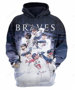 Mlb Atlanta Braves 3D Hoodie Zip Hoodie Style 10