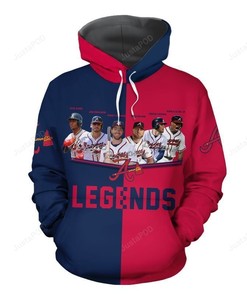 Mlb Atlanta Braves 3D Hoodie Zip Hoodie Style 11