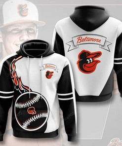 Mlb Baltimore Orioles 3D Hoodie Zip Hoodie Style 03