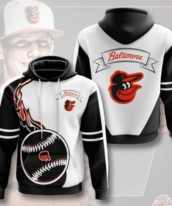 Mlb Baltimore Orioles 3D Hoodie Zip Hoodie Style 03