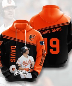 Mlb Baltimore Orioles 3D Hoodie Zip Hoodie Style 04