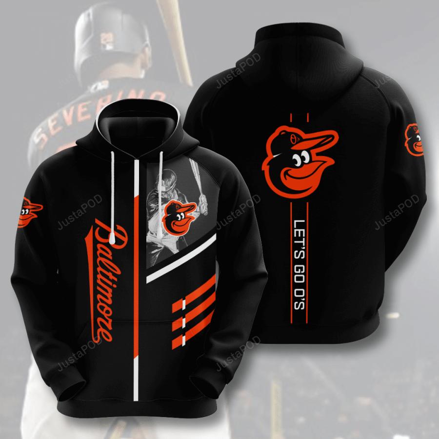 Mlb Baltimore Orioles 3D Hoodie Zip Hoodie Style 06