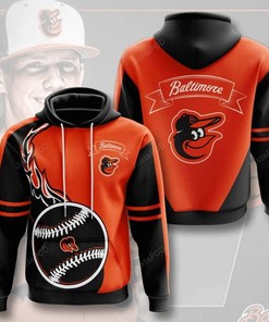 Mlb Baltimore Orioles 3D Hoodie Zip Hoodie Style 07