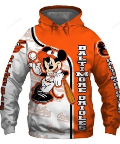 Mlb Baltimore Orioles 3D Hoodie Zip Hoodie Style 09