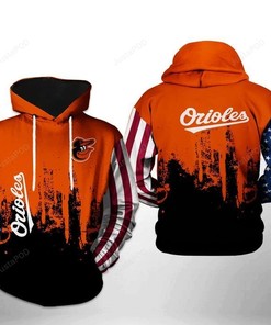 Mlb Baltimore Orioles 3D Hoodie Zip Hoodie Style 10