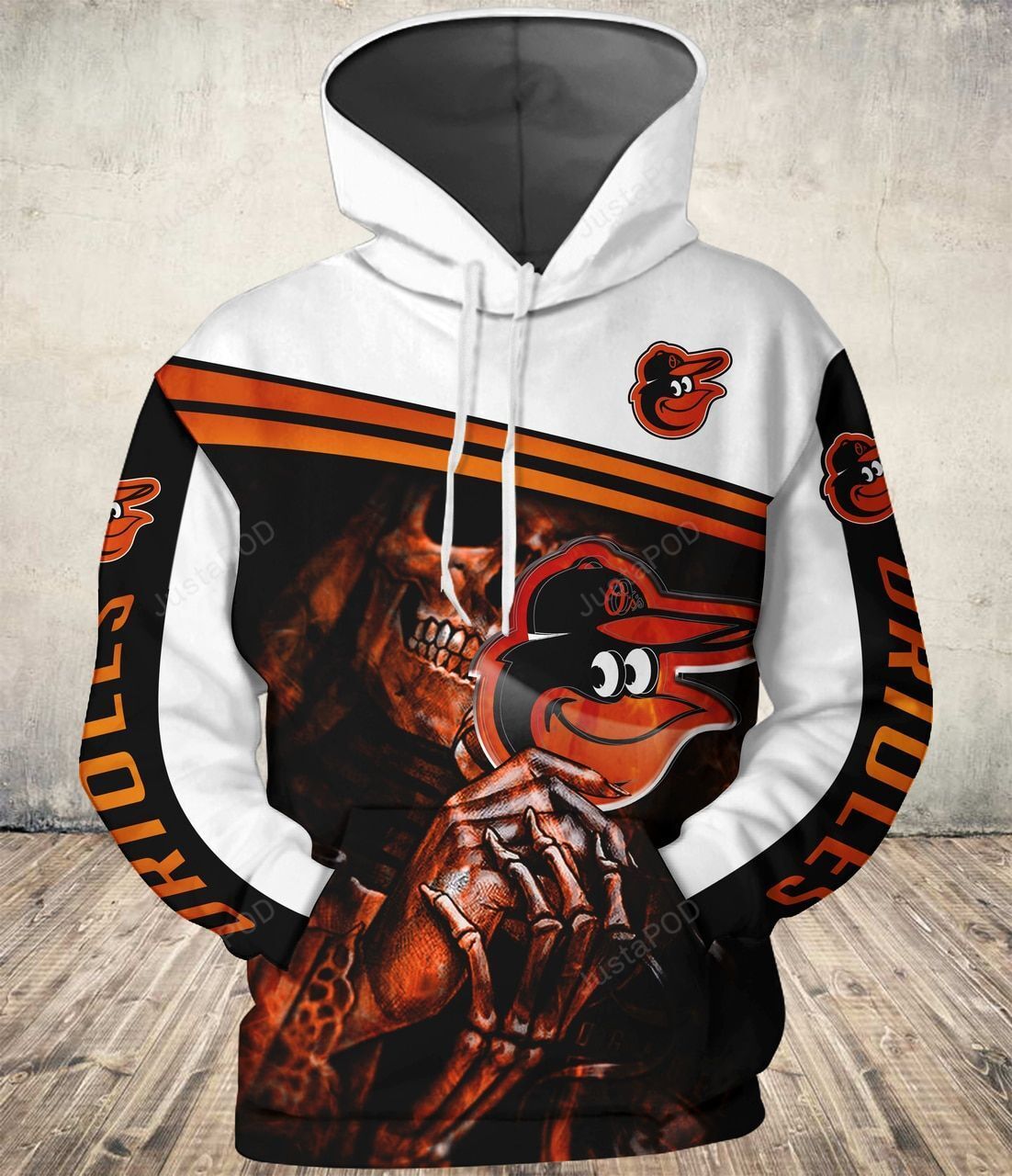 Mlb Baltimore Orioles 3D Hoodie Zip Hoodie Style 11