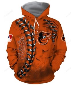 Mlb Baltimore Orioles 3D Hoodie Zip Hoodie Style 12