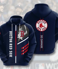 Mlb Boston Red Sox 3D Hoodie Zip Hoodie Style 03