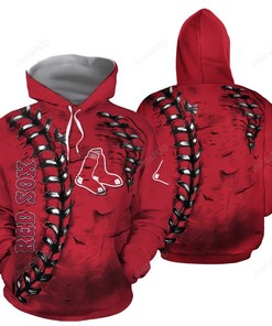 Mlb Boston Red Sox 3D Hoodie Zip Hoodie Style 04