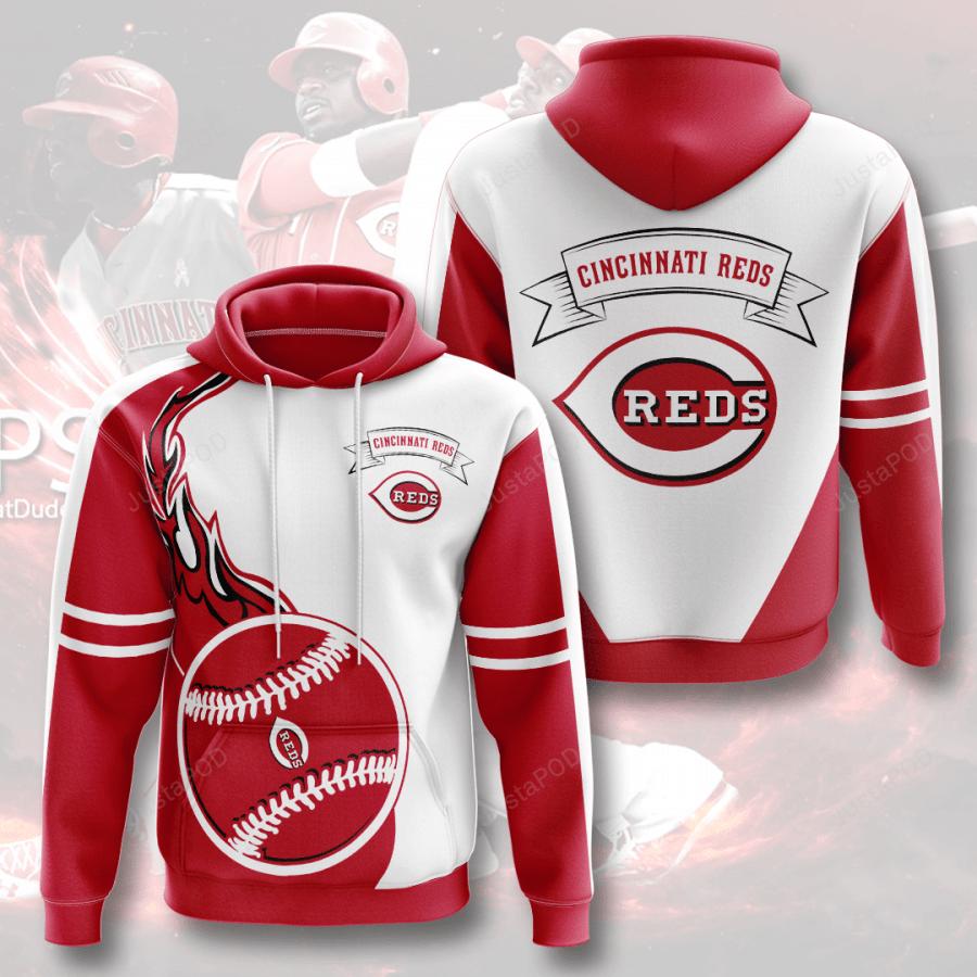 Mlb Cincinnati Reds 3D Hoodie Zip Hoodie Style 01