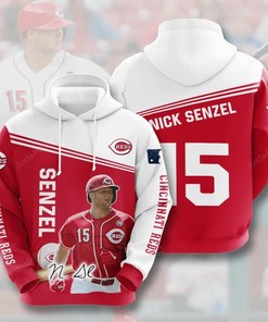 Mlb Cincinnati Reds 3D Hoodie Zip Hoodie Style 02