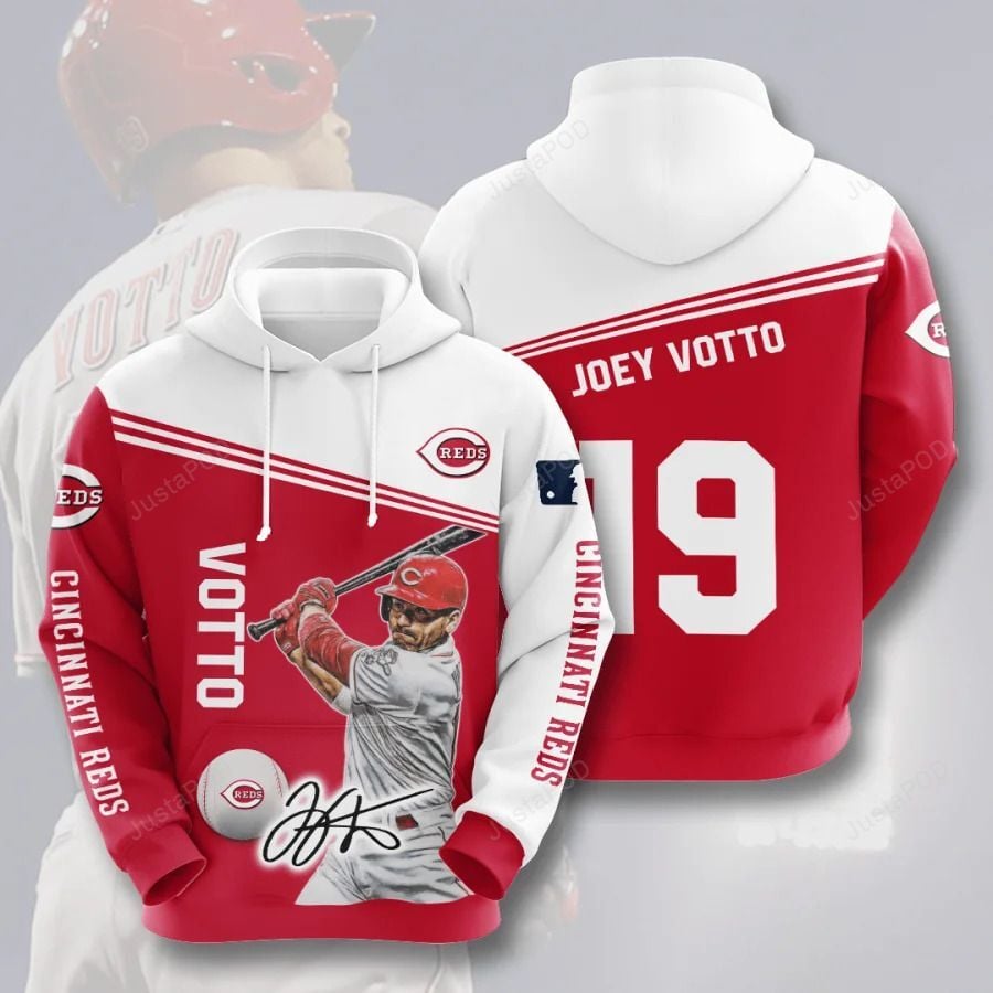 Mlb Cincinnati Reds 3D Hoodie Zip Hoodie Style 03