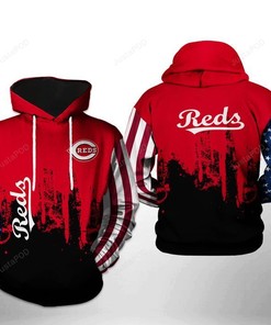 Mlb Cincinnati Reds 3D Hoodie Zip Hoodie Style 07