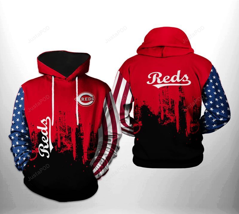 Mlb Cincinnati Reds 3D Hoodie Zip Hoodie Style 07
