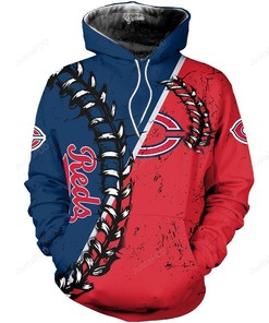 Mlb Cincinnati Reds 3D Hoodie Zip Hoodie Style 09