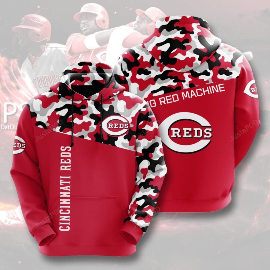 Mlb Cincinnati Reds 3D Hoodie Zip Hoodie Style 10