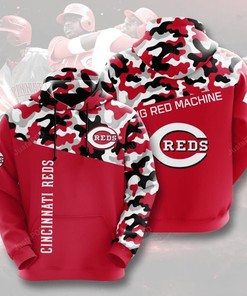 Mlb Cincinnati Reds 3D Hoodie Zip Hoodie Style 10