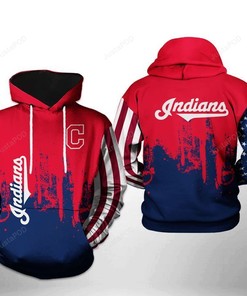 Mlb Cleveland Indians 3D Hoodie Zip Hoodie Style 08